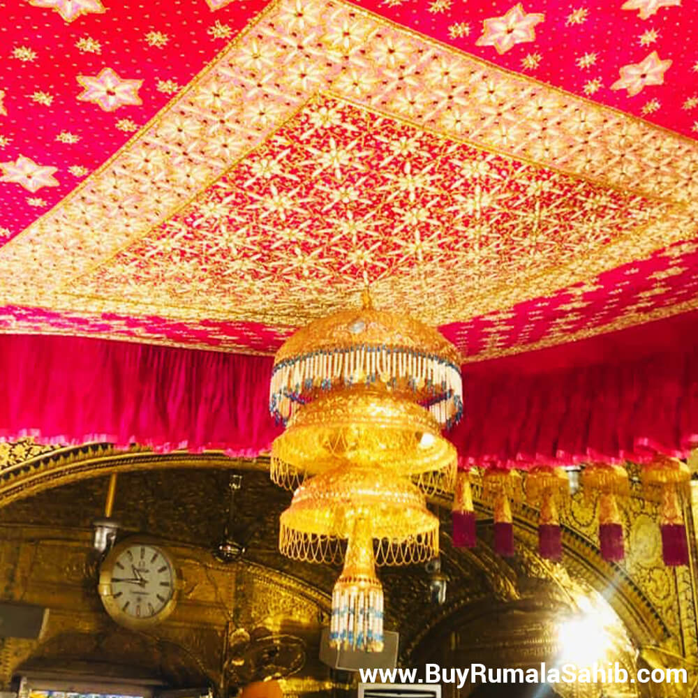 Buy Rani Pink Rumala Sahib (Hand Embroidery)
