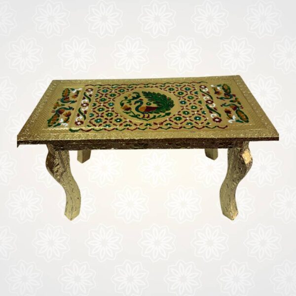 The Sunahri Mor Table for Chavar Sahib and Prasad